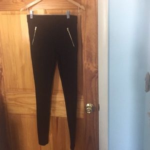 Black Ribbed leggings